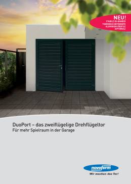 Garagen-Drehflügeltore "DuoPort"