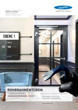 Rohrrahmentüren mit Einbruchhemmung
